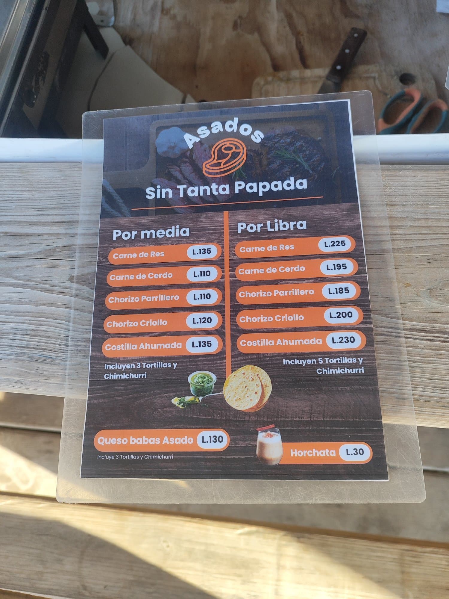 Menú de Asados Sin Tanta Papada — página 1 de 3