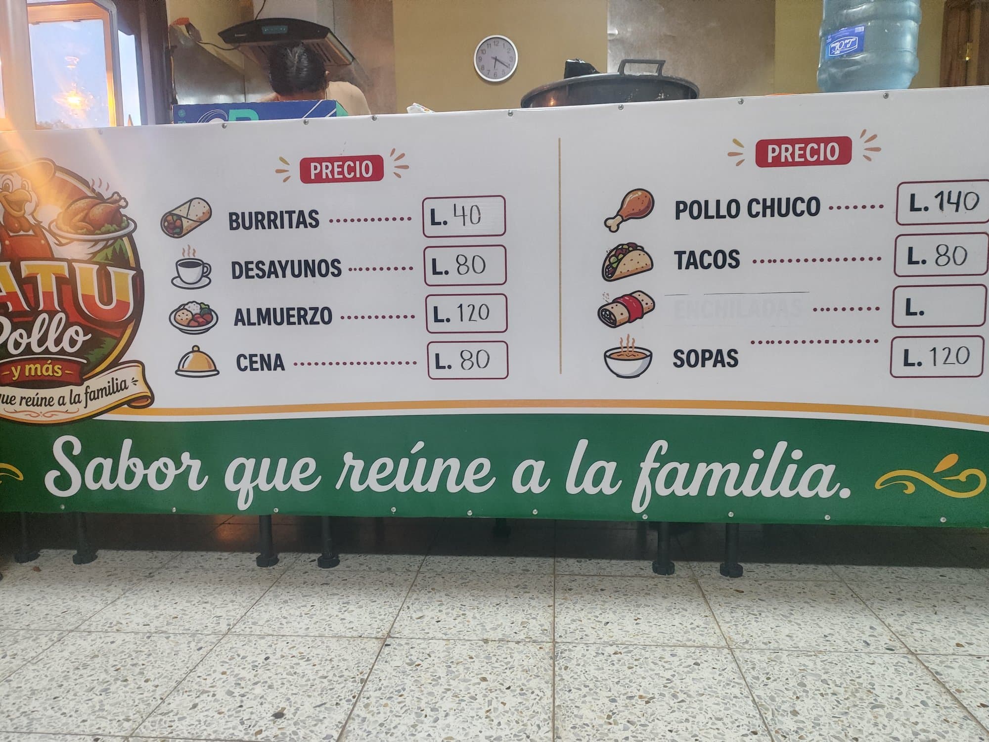 Menú de Tatu Pollos — página 3 de 3